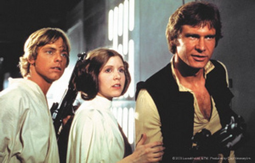 Star Wars Luke Leia & Han Sticker S-SW-0042