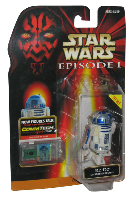 Star Wars Episode I R2-D2 Booster Rockets Commtech Chip Figure