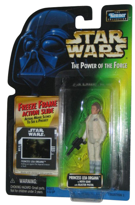 Star Wars Power of The Force Freeze Frame Princess Leia Organa In Hoth Gear Figure