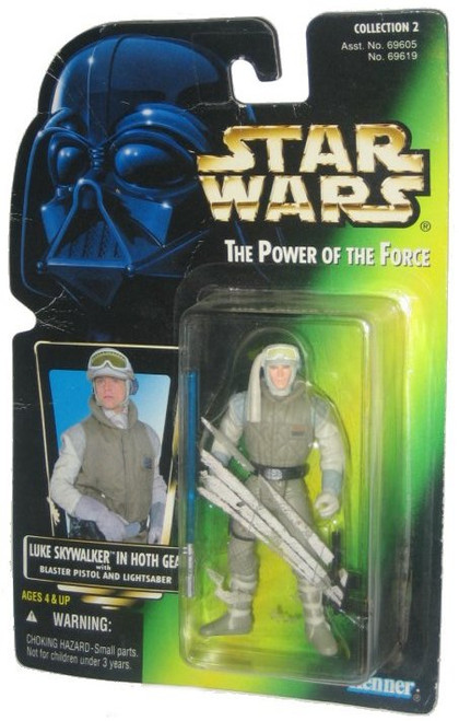 Star Wars Power of The Force (1996) Luke Skywalker Hoth Gear Figure