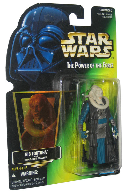 Star Wars Power of The Force Bib Fortuna Green Card Vintage Figure