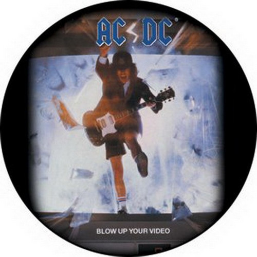 AC/DC Blow Up Video Button B-0529
