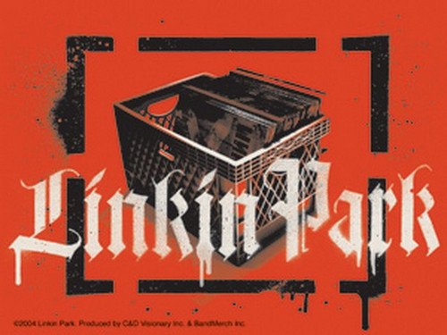 Linkin Park Record Crate Sticker S-3208