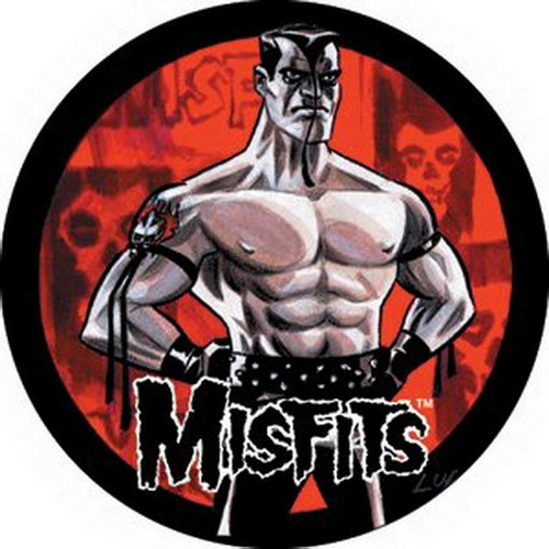 Misfits Muscle Man Button B-0275