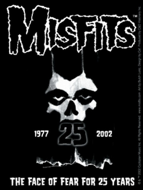 Misfits 25 Year Face of Fear Sticker S-1707