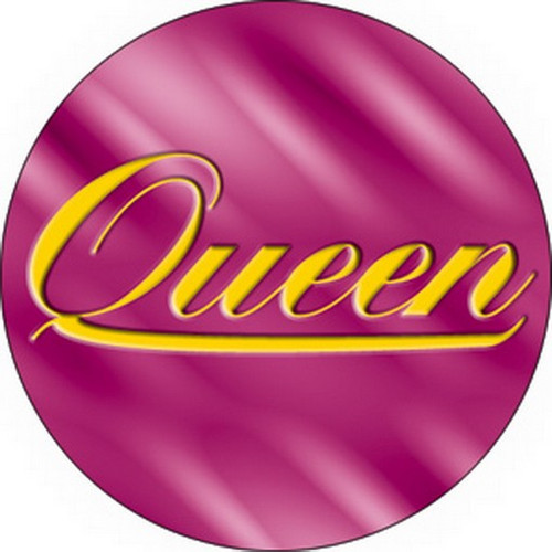 Queen Logo Button B-1061