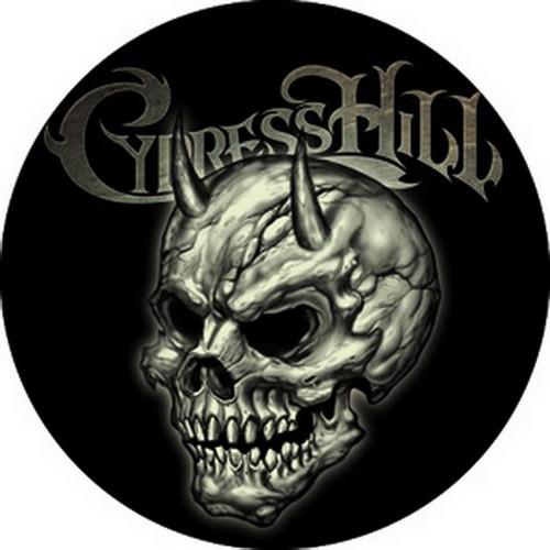 Cypress Hill Horned Skull Button B-2554
