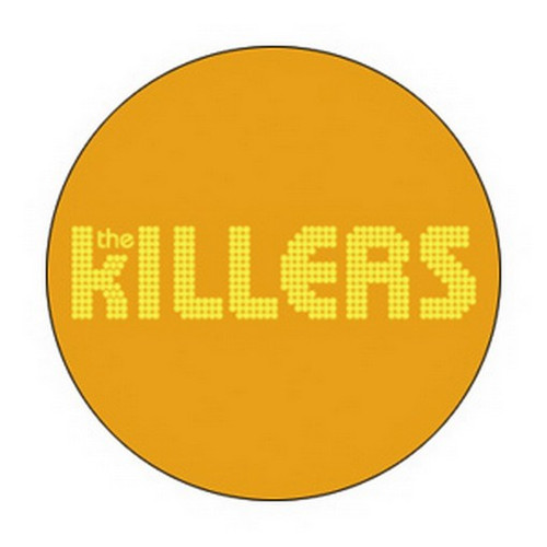Killers Logo on Orange Button B-2912