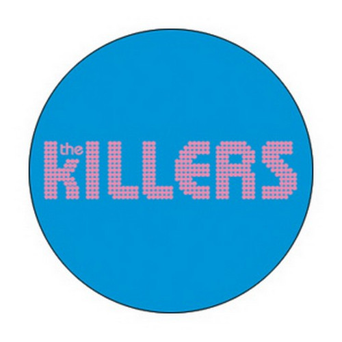 Killers Logo on Blue Button B-2913