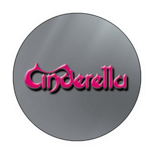 Cinderella Pink Logo Button B-3201