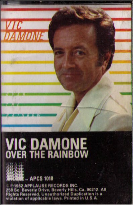 Vic Damone Over The Rainbow (1982) Vintage Audio Cassette Tape