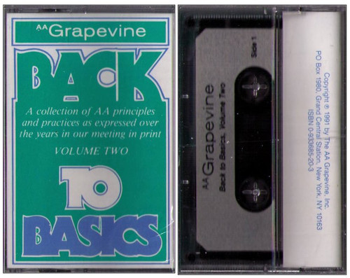 Grapevine Back To Basics Vol. 2 AA Principles And Practices Cassette Tape