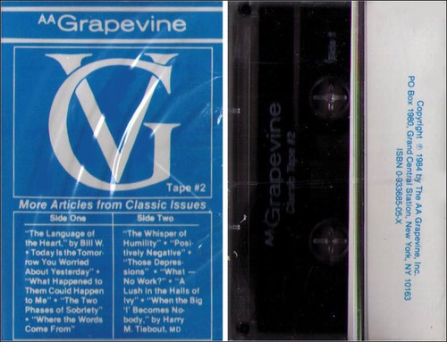 Grapevine AA Tape #2 More Articles From Classic Issues Cassette Tape