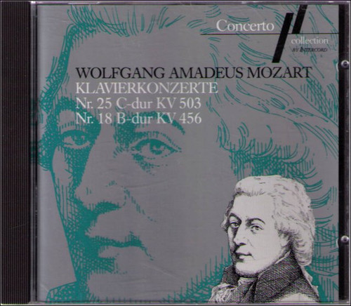Wolfgang Amadeus Mozart Klavierkonzerte Concerto Music CD - (Nr 25 C-Dur KV 503 18 B-Dur 456)