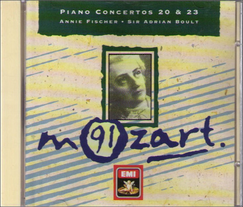 Mozart Piano Concerti 20 & 23 Music CD