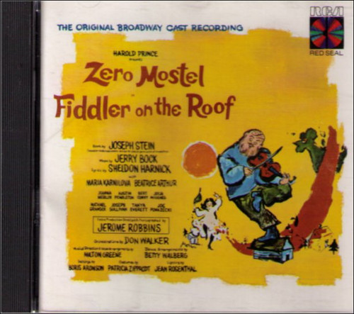 Fiddler On The Roof Original Broadway Cast Recording Audio CD - (Jerry Bock)