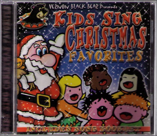Vernon Black Bear Kids Sing Christmas-Favorites Music CD w/ Song Booklet