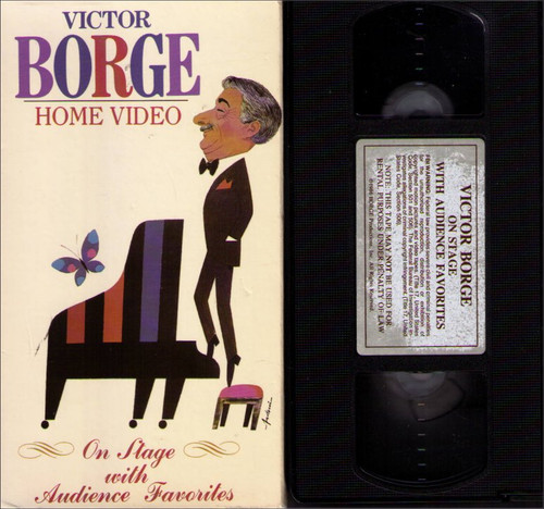 Victor Borge On Stage With Audience Favorites Vintage Music VHS Tape