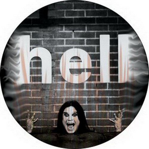 Ozzy Osbourne Hell Button B-0616