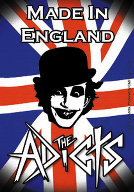 The Adicts Union Jack Sticker S-4179