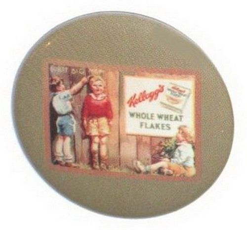 Kellogg's Whole Wheat Flakes Button KB1959