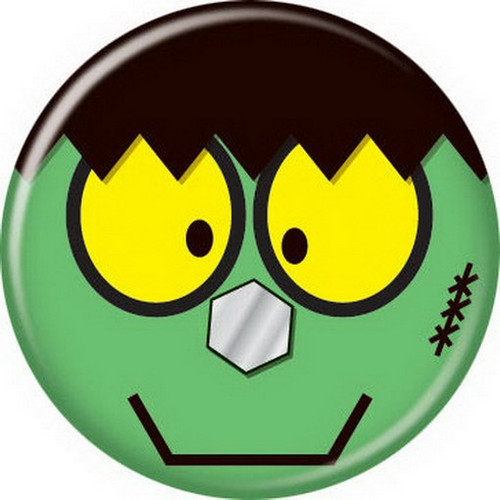 Halloween Frankenstein Button 82092