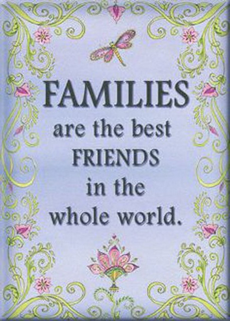 Families Are Best Friends In World Magnet 29513LD