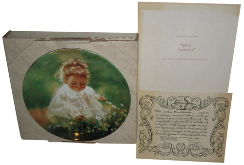 The Wonder of Childhood Spring Innocence Donald Zolan (1983) Collector Plate