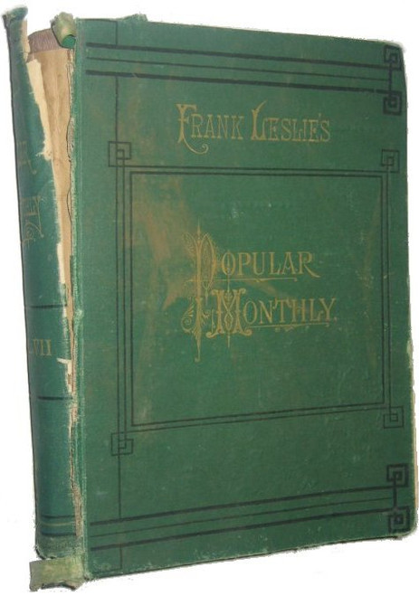 Frank Leslie's Popular Monthly Vintage (1879) Hardcover Book