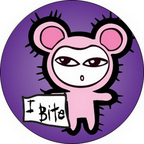 Lil She Creatures I Bite Button B-LSC-0010