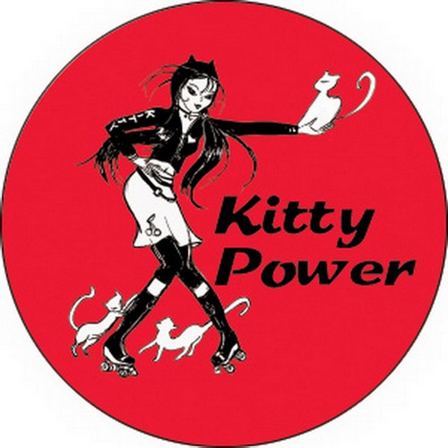 Miss Kitty Kitty Power Button B-MK-0006