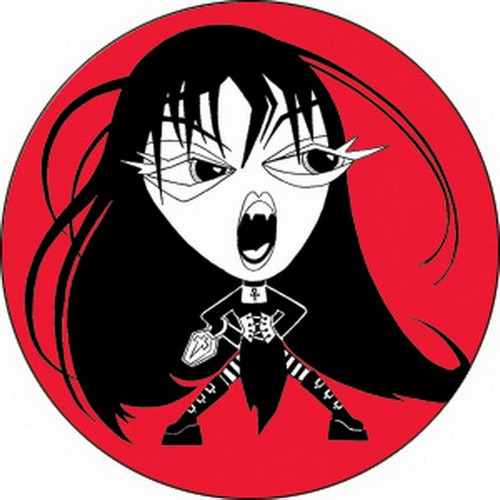 Ultra Vixen Insect Girl Button B-UV-0001