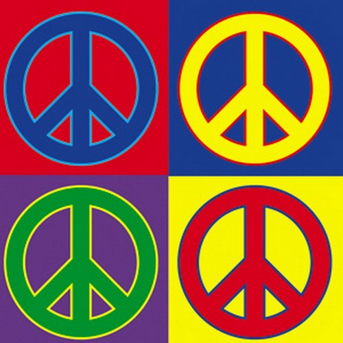 Peace Signs 3-inch Magnet M-2195