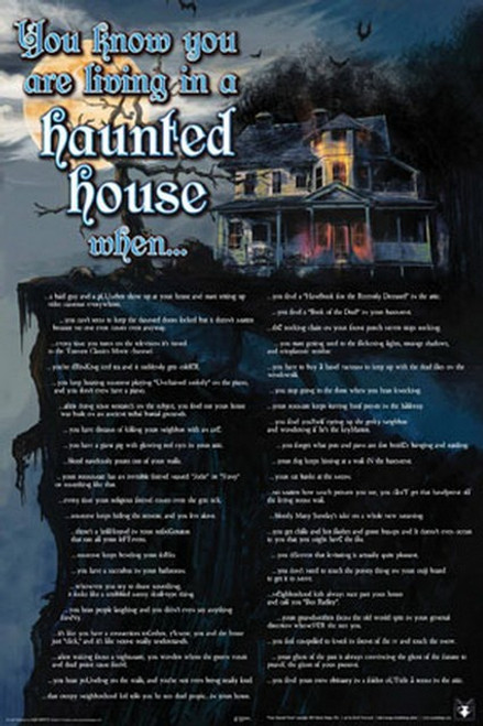 Haunted House Living Poster 24988