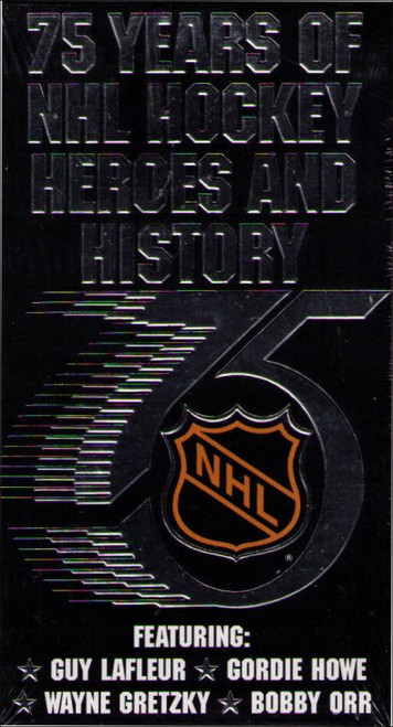 NHL 75 Years of Hockey Heroes & History (1991) Vintage VHS Tape