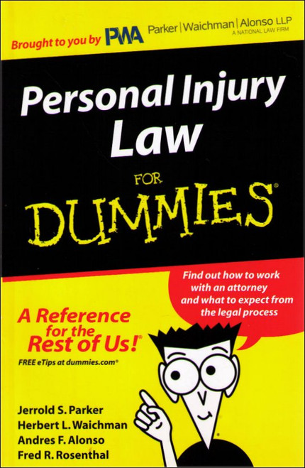 Personal Injury Law for DUMMIES Paperback Book