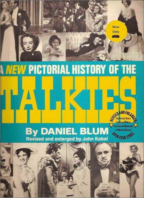 A New Pictorial History of The Talkies Vintage (1973) Paperback Book - (Daniel Blum)
