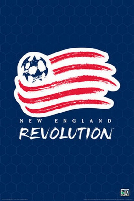 Soccer MLS New England Logo Poster 24670