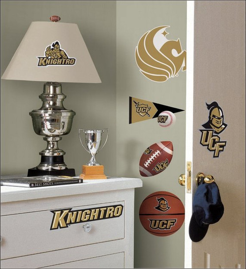 University of Central Florida UCF Knightro Peel & Stick Wall Decals (RoomMates) RMK1764SCS