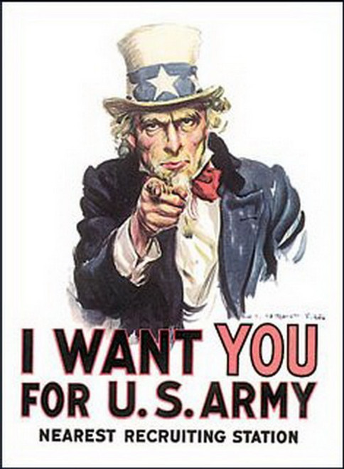 Uncle Same I Want You For U.S. Army Notebook