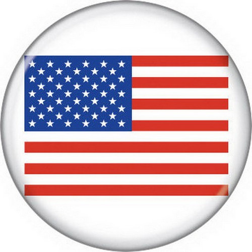 Patriotic Flag Button 82054