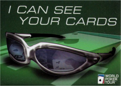 World Poker Tour I Can See Your Cards Magnet WM1631