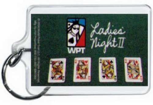 World Poker Tour Ladies Night Lucite Keychain WK1578