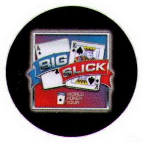World Poker Tour Big Slick Button WB1607