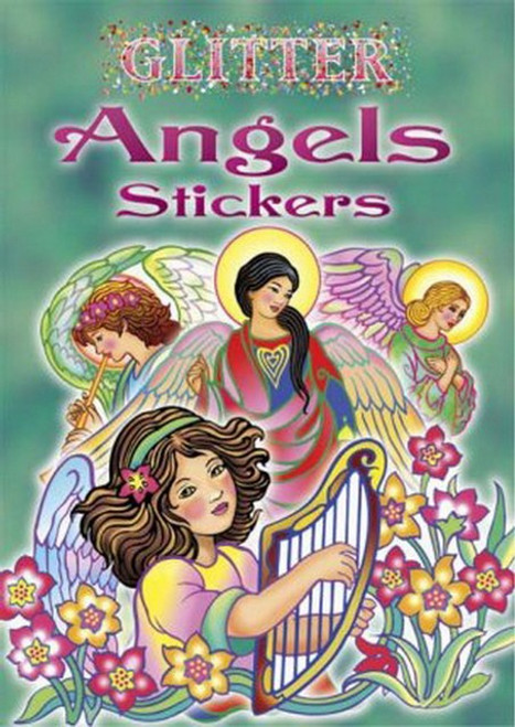 Glitter Angels Sticker Set - 11 Stickers