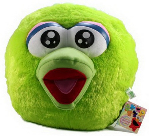 Sesame Street Green Big Bird Plush Furyu Cushion Pillow Z3230