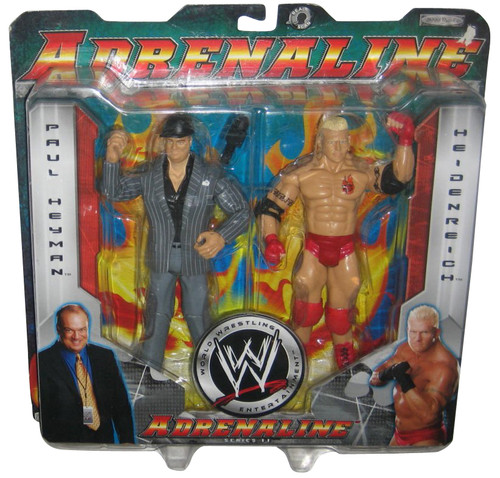 WWE Adrenaline Series II Paul Heyman & Heidenreich Action Figure Set (2-Pack)