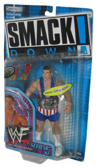 WWE Smackdown Series 5 Kurt Angle Tron Ready USA Outfit Figure