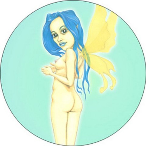 Bobby Doran Blue Fairy Button B-BD-0002