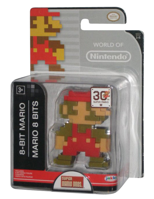 World of Nintendo Super Mario Bros. 8-Bit 30th Anniversary Figure